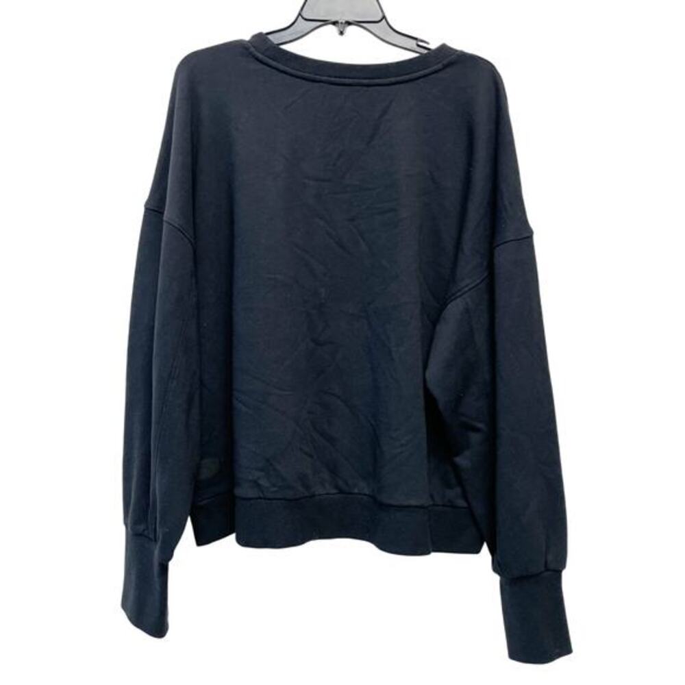 JoyLab Women's Oversized Boxy Sweatshirt Je TAime Black Graphic Size XL - Picture 3 of 6